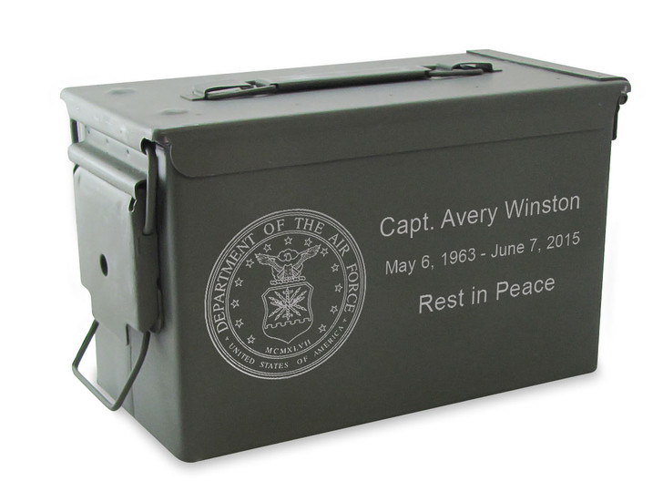 Air Force M2A1 Ammo Can Cremation Urn