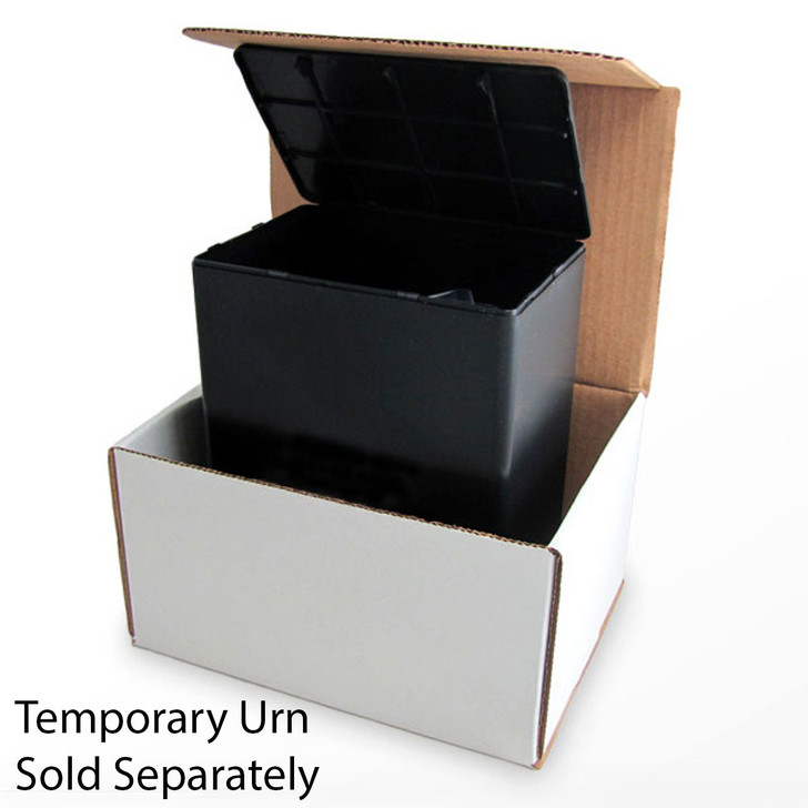 Temporary Plastic Cremation Container - Case of 24