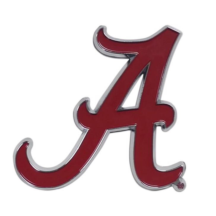 Alabama Aluminum Embossed NCAA College Logo Emblem