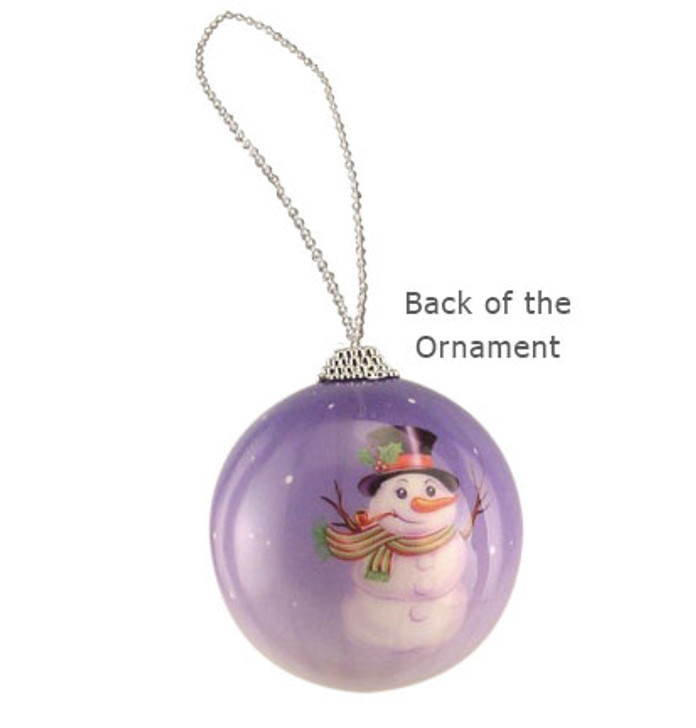 Always in Our Hearts Snowman Memorial Holiday Tree Ornament