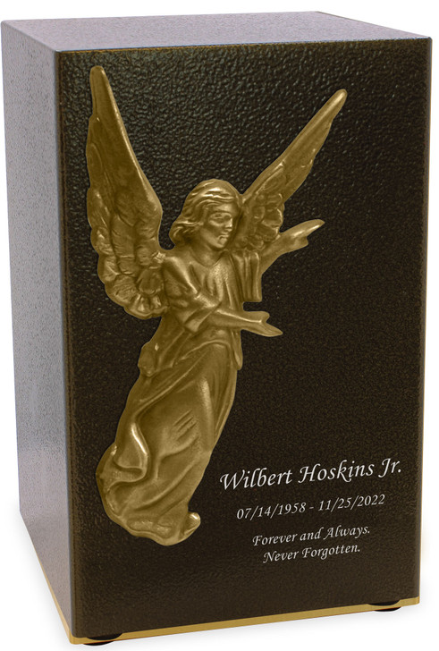 Angel In Flight Antique Bronze Finish Beaumont Cremation Urn