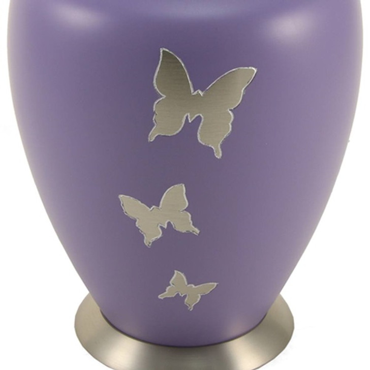 Aria Butterfly Brass Cremation Urn