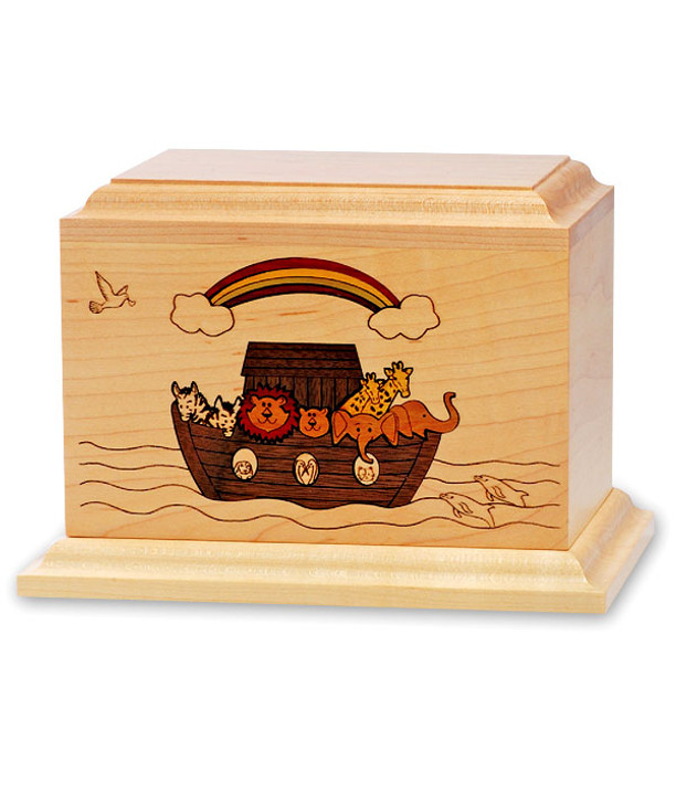 The Ark - Wood Infant Cremation Urn - Engravable