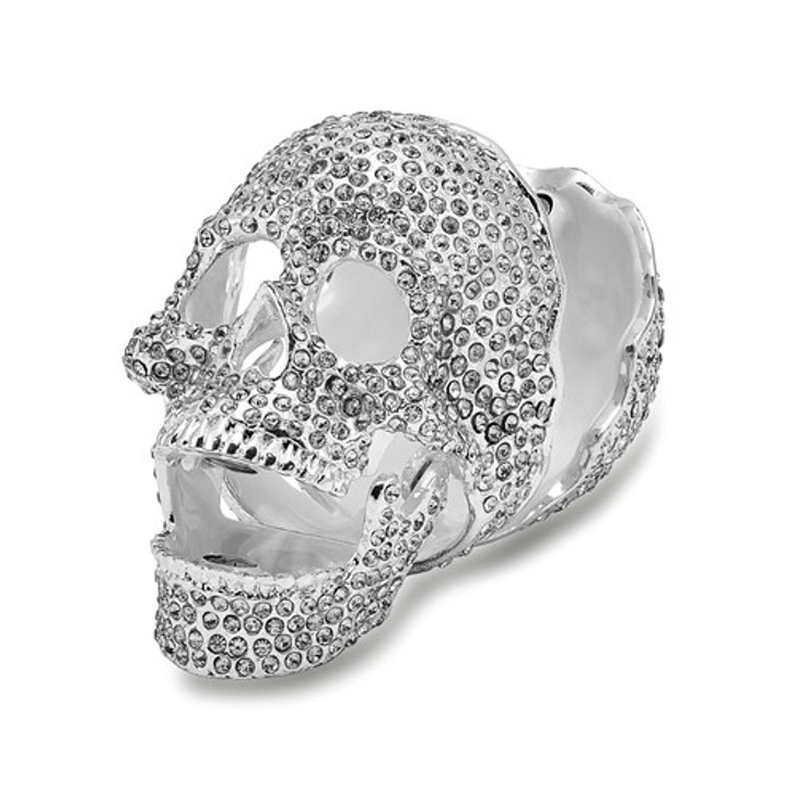 Bejeweled Crystal Skull Keepsake Box