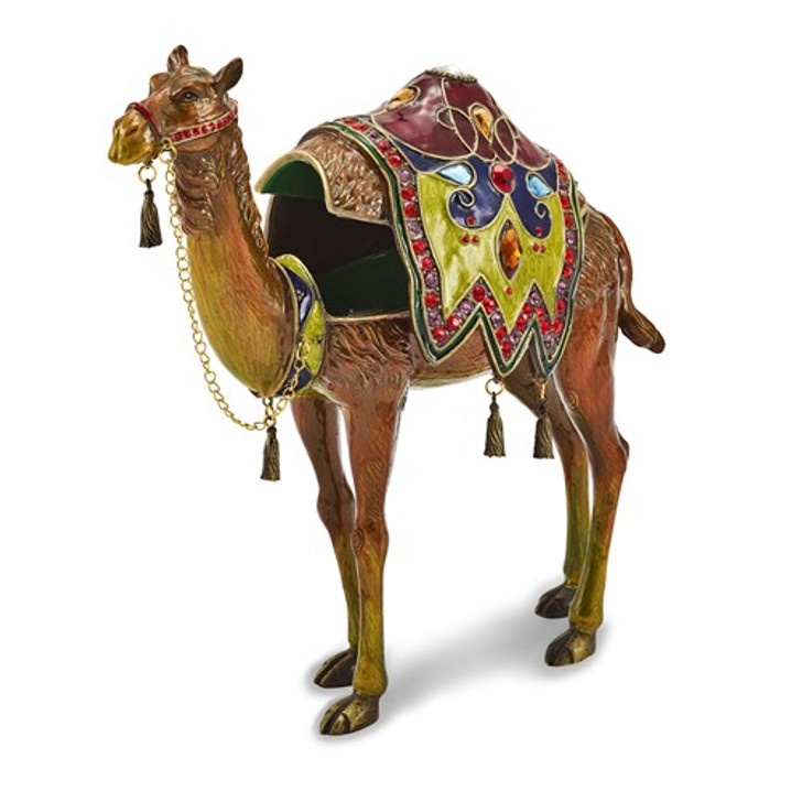 Bejeweled Large Prince Of The Desert Camel Keepsake Box