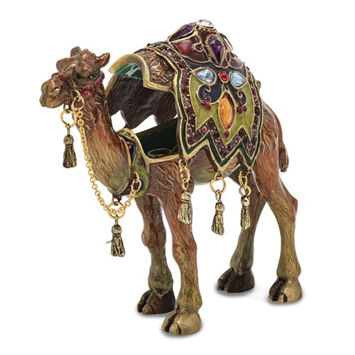 Bejeweled Prince Of The Desert Camel Keepsake Box