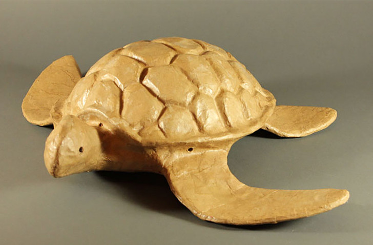 Biodegradable Natural Paper Large Turtle Cremation Urn