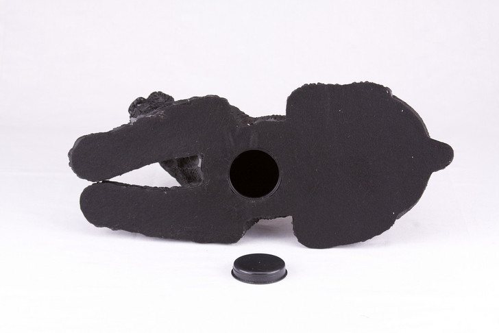 Black Schnauzer Hollow Figurine Dog Urn - 2774