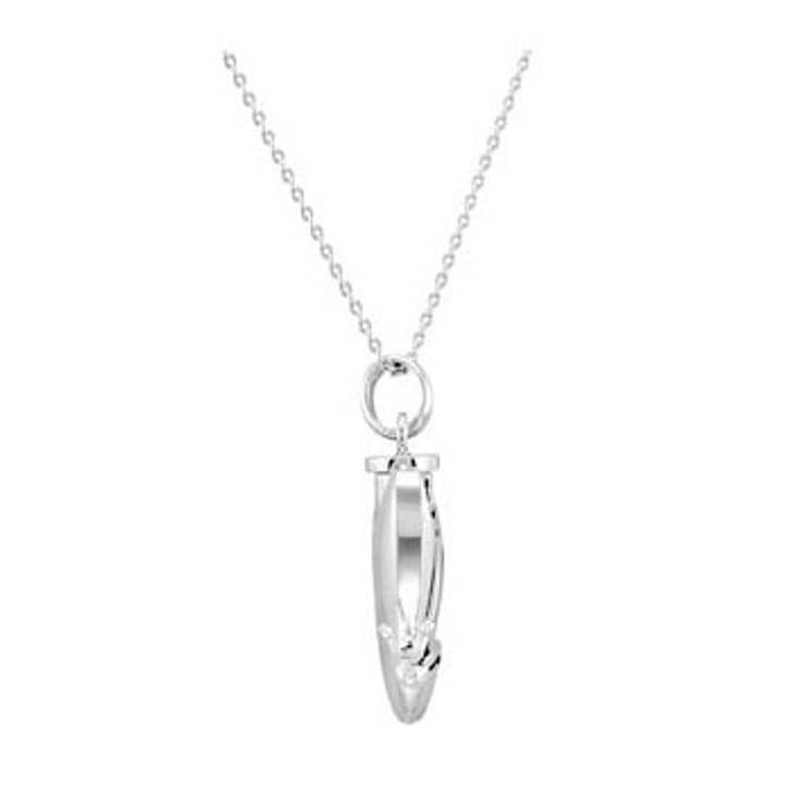 Butterfly In Motion Sterling Silver Cremation Jewelry Necklace