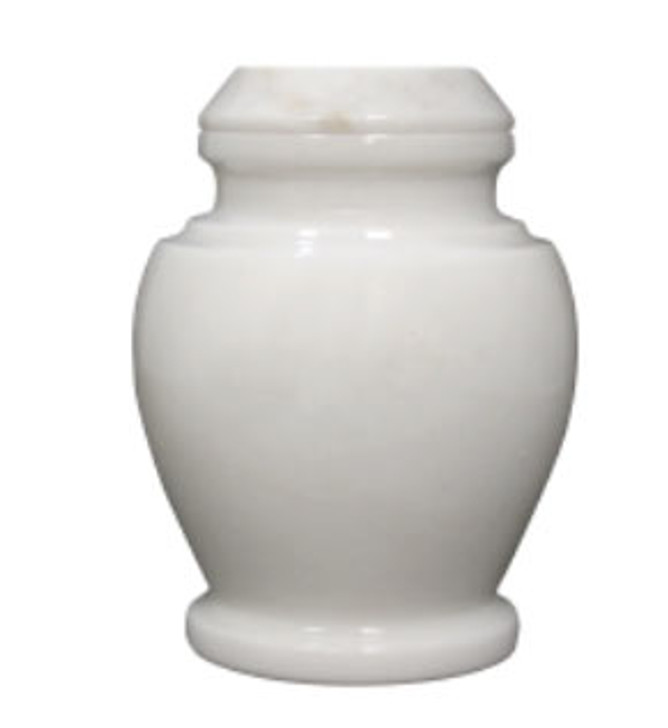 Carpel Antique White Keepsake Cremation Urn