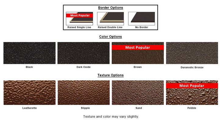 Cast Bronze Plaque - 24" W x 18" H - Horizontal or Vertical Orientation