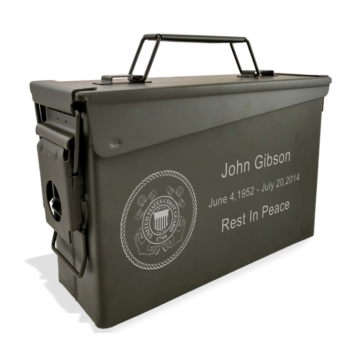 Coast Guard M19A1 Ammo Can Cremation Urn