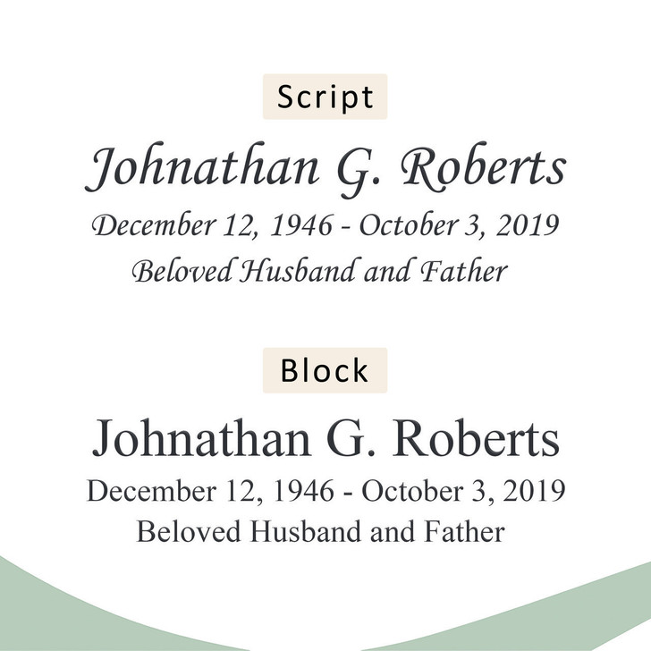 Coast Guard Bronze Overlap Top Cremation Urn