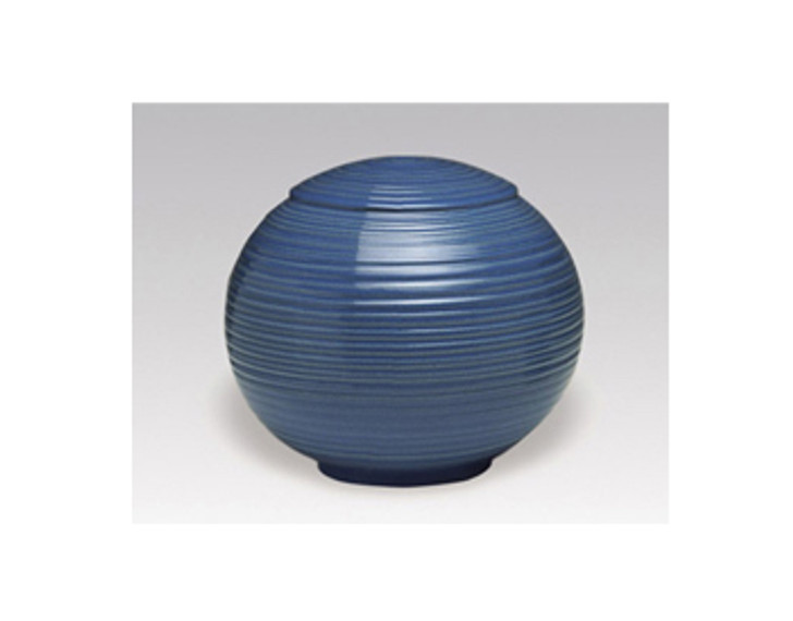 Cobalt Blue Sfera Porcelain Keepsake Cremation Urn