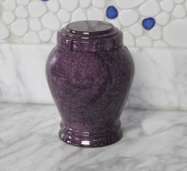 Embrace Purple Keepsake Cremation Urn