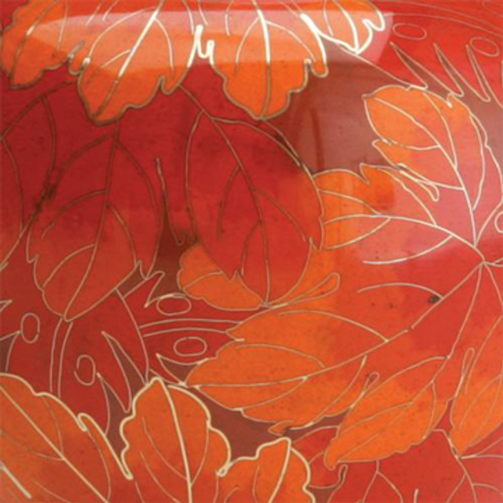 Fall Leaf Keepsake Cloisonne Cremation Urn