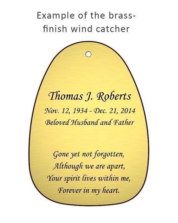 Fishing Memorial Wind Chime Cremation Urn with Engraving