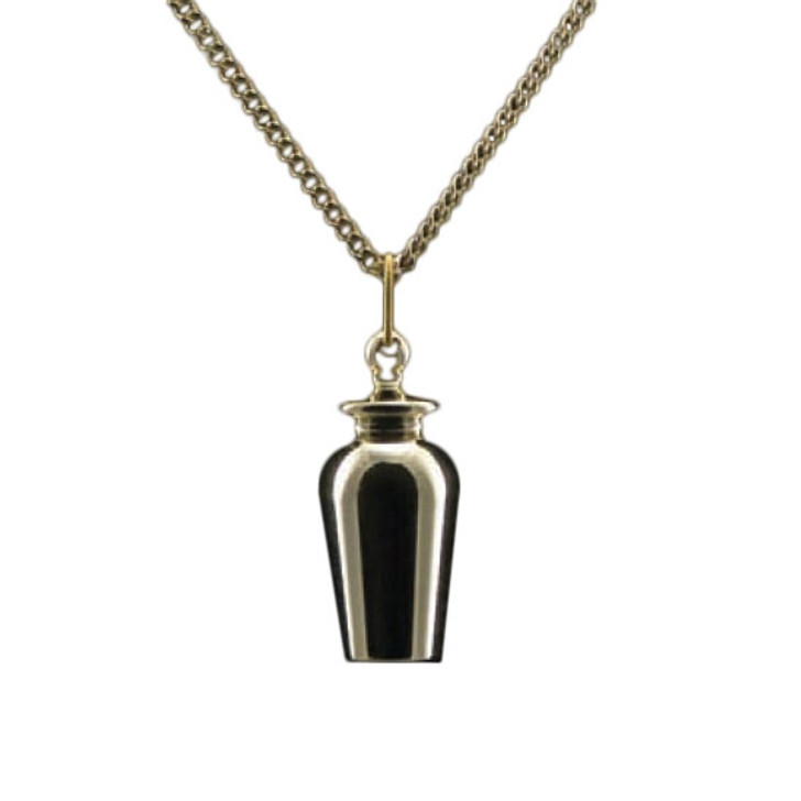 Forever Brass Cremation Jewelry Necklace