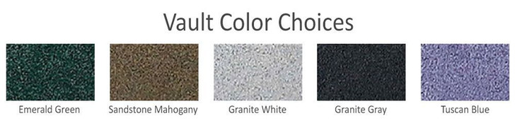 Global Urn Burial Vault - 5 Color Choices