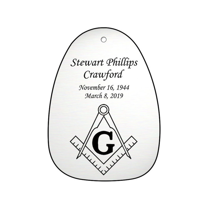 Grange Crest Memorial Wind Chime Cremation Urn with Engraving
