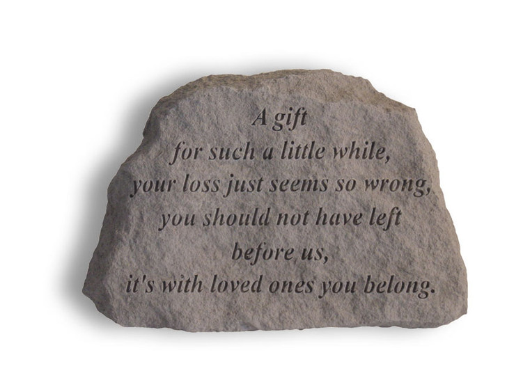 Great Thoughts - A Gift For Such A - Memorial Garden Stone