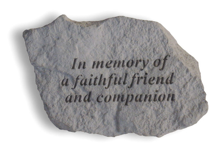 Great Thoughts - In Memory Of A - Memorial Garden Stone