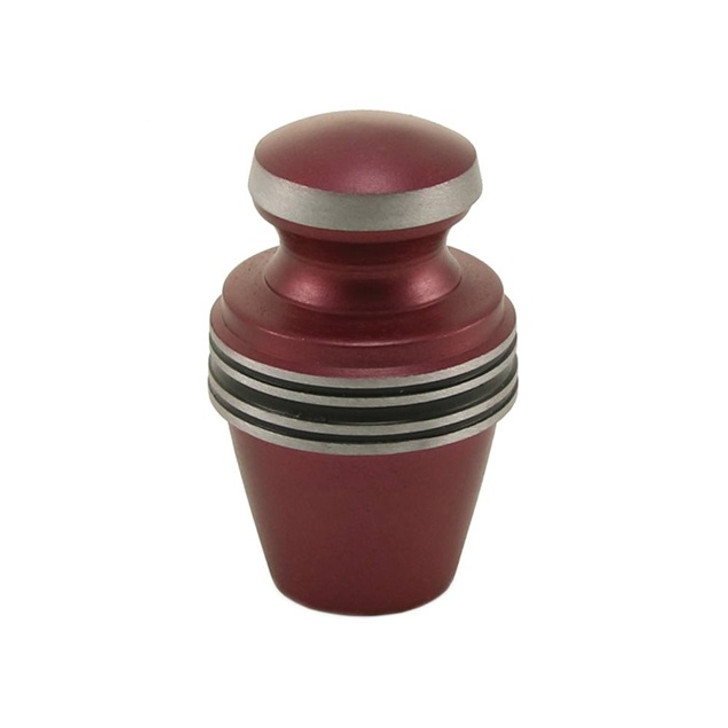 Grecian Magenta Keepsake Cremation Urn - Engravable