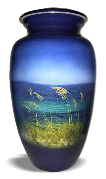Gulf Waters Picture Cremation Urn