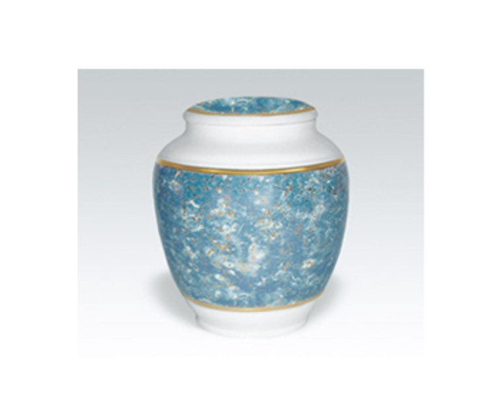 Heavenly Blue Classica Porcelain Keepsake Cremation Urn