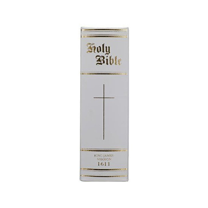 Holy Bible White Book Safe Cremation Urn