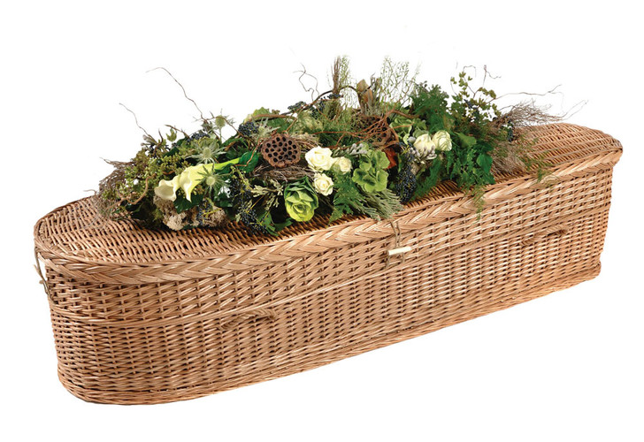 48 Inch Infant Child Eco Friendly Woven Willow Wicker Casket