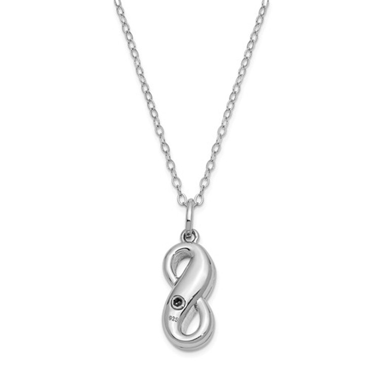Infinite Love Sterling Silver Cremation Jewelry Pendant