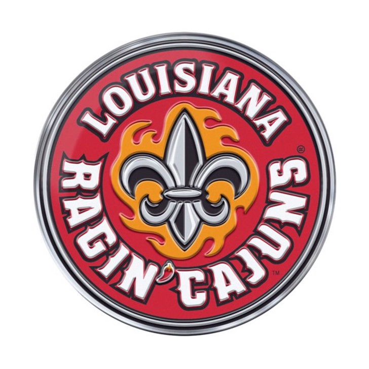 Louisiana-Lafayette Aluminum Embossed NCAA College Logo Emblem