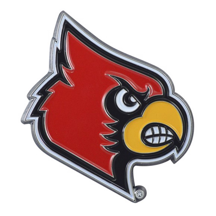 Louisville Aluminum Embossed NCAA College Logo Emblem