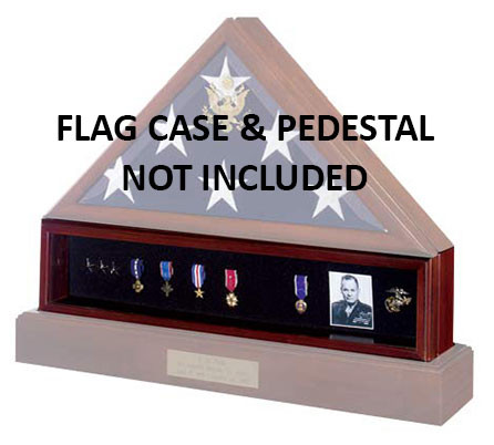 Medal Display Case in Walnut