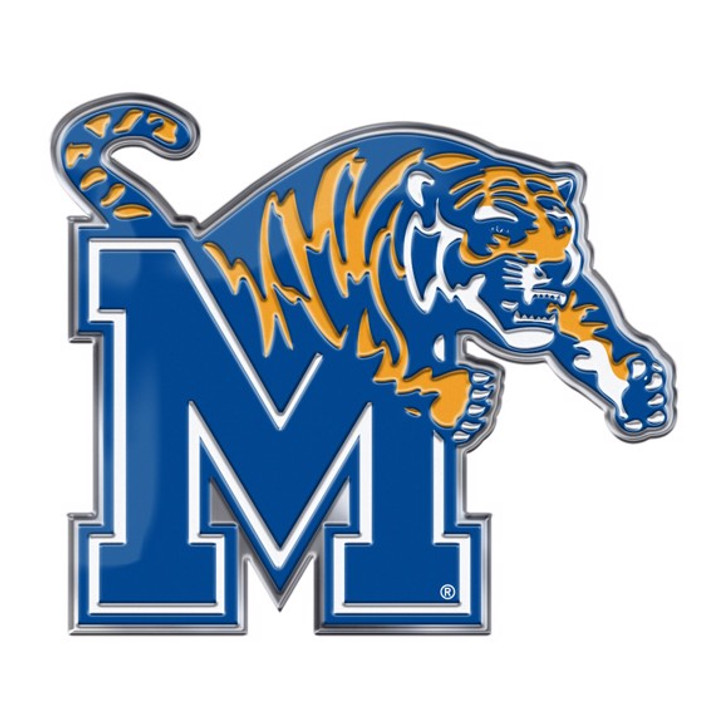 Memphis Aluminum Embossed NCAA College Logo Emblem