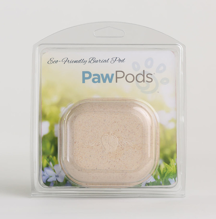 Micro Paw Pod Biodegradable Pet Burial Container Casket