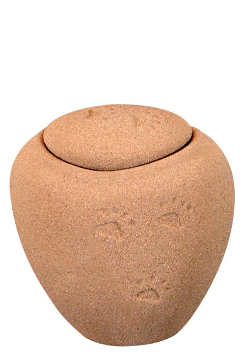 Mini Ocean Sand Biodegradable Paw Prints in the Sand Pet Cremation Urn