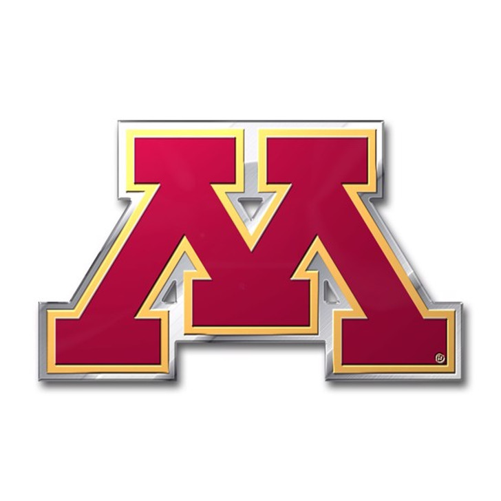 Minnesota Aluminum Embossed NCAA College Logo Emblem