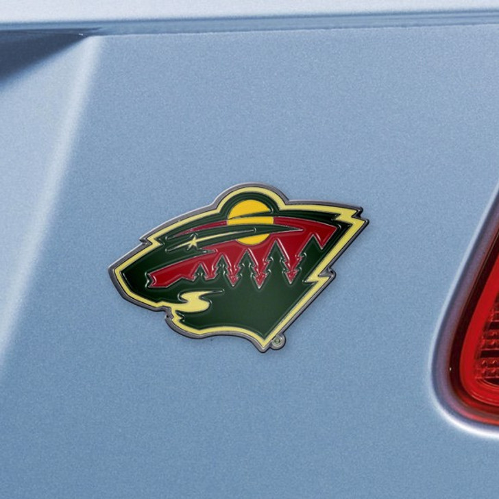 Minnesota Wild Aluminum Embossed Hockey Logo Emblem