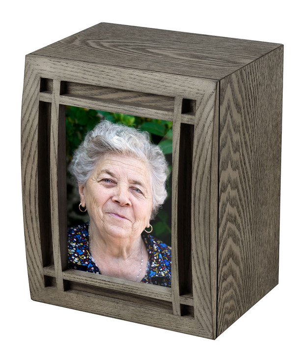 Mission Picture Frame Cremation Urn Chest