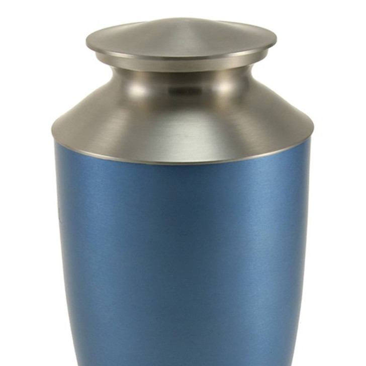 Monterey Blue Brass Cremation Urn