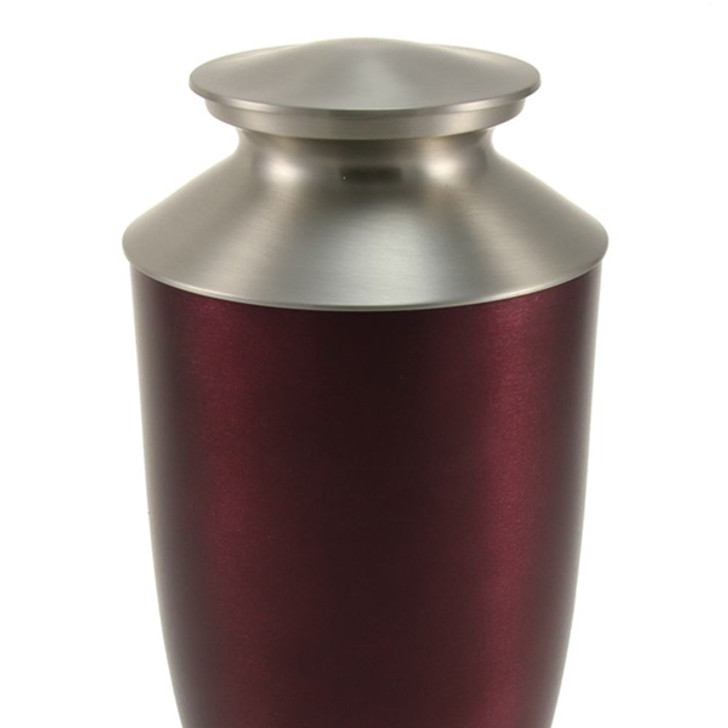 Monterey Ruby Brass Cremation Urn