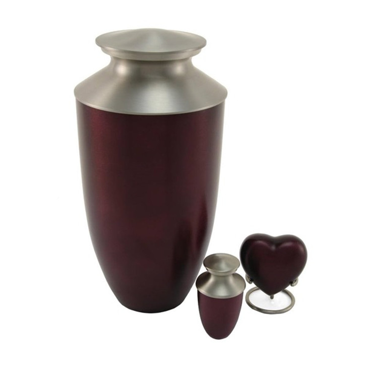 Monterey Ruby Brass Cremation Urn