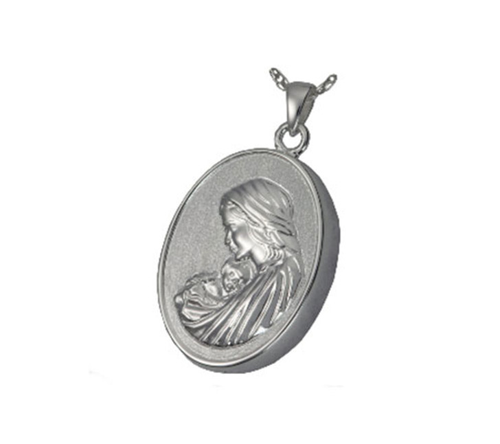 Motherly Love Cremation Jewelry in Sterling Silver