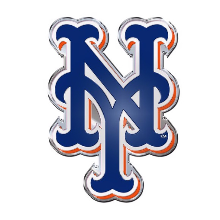 New York Mets Aluminum Embossed Baseball Logo Emblem