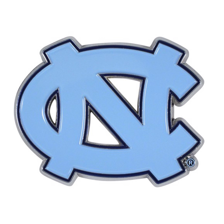 North Carolina Aluminum Embossed NCAA College Logo Emblem