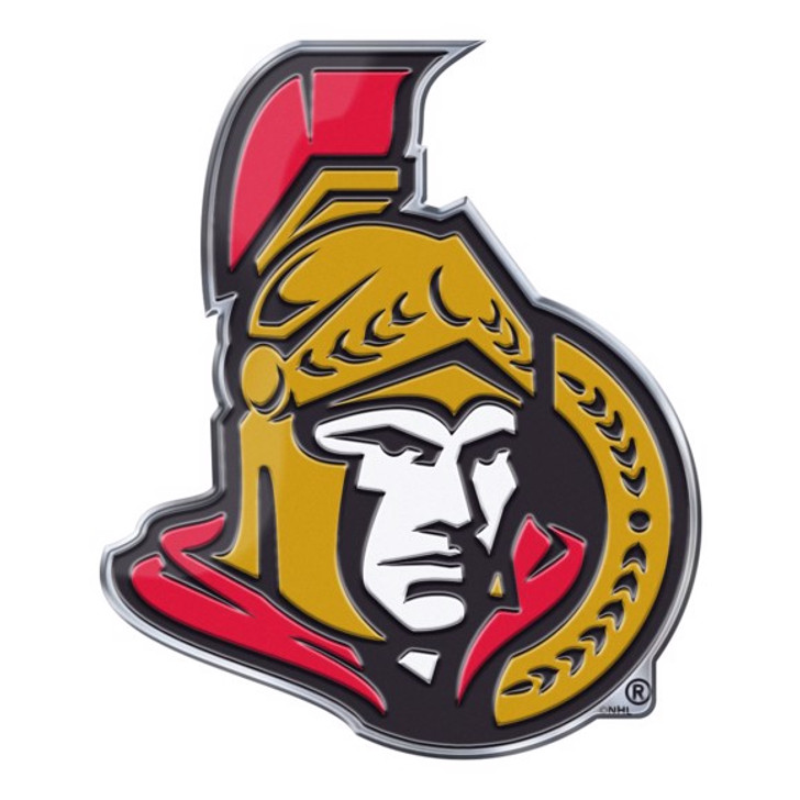 Ottawa Senators Aluminum Embossed Hockey Logo Emblem