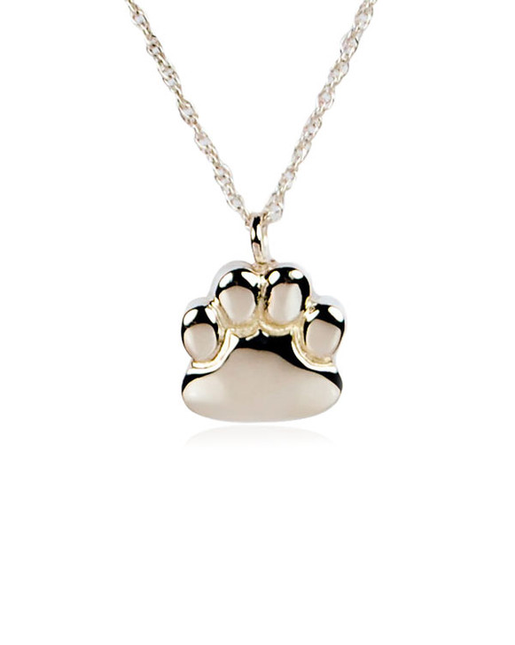 You Will Always Be In My Heart - Sterling Silver Paw Print Necklace –  Mobius Jewelry & Gifts