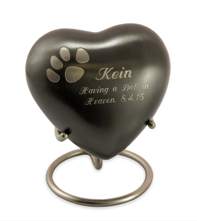 Heart shaped sales pet urns